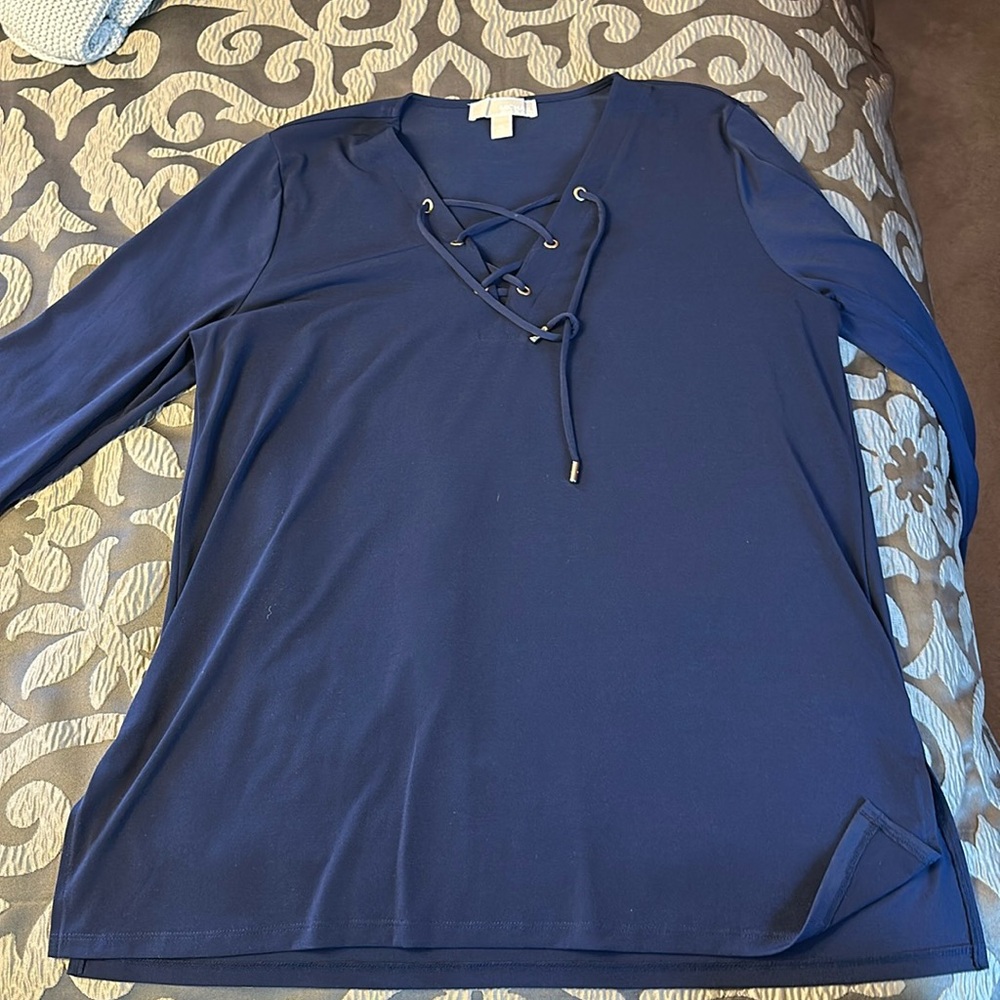 Michael Kors Blue stretch tunic